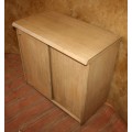 A STUNNING OAK FINISHED SLIDING DOOR FILING CUPBOARD OR TO PUT A BOOK COLLECTION