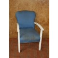 A FABULOUS SHABBY CHIC ARM CHAIR FOR THAT SPECIAL SUN SPOT ON THE PATIO FOR A MORNING COFFEE!