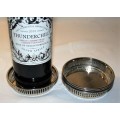 Stylish Vintage silver plated engraved, galleried glass or wine bottle coaster - Gorgeous!!!!