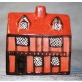 A Spectacular  Mudlen End Studio AM - 9R - 5 - Pottery No.7 Cottage in Red Rare Excellent Condition