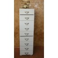 A FANTASTIC 9 DRAWER - PAINTED CHEST OF DRAWERS - EXTRA STORAGE ALWYS GOOD!!!