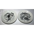 Two Collectable Deco Plates - ARABIA MADE IN FINLAND - BID PER EACH