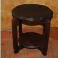 A Magnificent Vintage Round Occasional Side Table - Stunning detail 3 available in  listings!!!