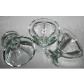8 Clear Pressed Jeanette Style Glass Dessert Cups Ice Cream Sunday, Fruit Cocktail bid per each