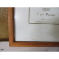 A  WOODEN PICTURE FRAME BY CERTI FRAME- FOR THAT SPECIAL PICTURE OR PAINTING
