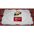 A Stylish Culinary Masterpieces Large Detailed Snack Platter A DESIGNER PORCELAIN - RAK PORCELAIN