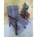 GORGEOUS SOLID IMBUIA ONE SEATER COUCH, PAINT/SHABBY CHIC FOR YOUR PATIO/PORCH!!