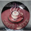 A STUNNING LARGE "CAFFE LATTE" WALL PLATER ART STUNNING DECORATIVE ITEM