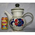 A Stunning Vintage Waechtersbach W Germany Coffee Pot With Lid Gorgeous Floral Circle pattern. RARE!