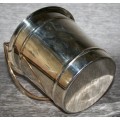 LOVELY!! COLLECTABLE A VINTAGE SILVER PLATED ICE BUCKET WITH DRIP TRAY INSIDE - MARKED - ROSSIL