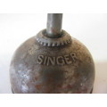 Vintage Tin Oil Can, Sewing Machine Oil Can, 1940s Singer Tin Oil Dispenser, Retro Mechanic Metal Oi
