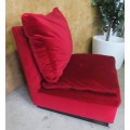 WOW THIS IS FANTASTIC RETRO SINGLE SEATER IN ORIGINAL VIBRANT RED FABRIC IN GOOD CONDITION