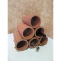 Six Very rustic terracotta wine coolers Soak the wine cooler in cold water for about 7 minutes.