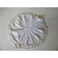 TWO GORGEOUS CROCHET TABLE DOILIES MADE WITH LOVE - BID PER EACH
