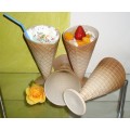 Bormioli Rocco Gelato Style Sundae Fruit Cream Dessert Ice Glassware Bowl Cone Shaped Glasses