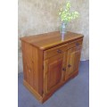 A MARVELOUS COTTAGE STYLE SERVER/CABINET A STUNNING PIECE THAT WILL MAKE A STATEMENT IN ANY ROOM