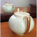 This lovely mid-century Tea Pot were made in England by Bell   China. A Beautiful Light Pastel Green