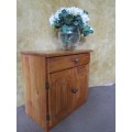 A FANTASTIC LARGE WOODEN BEDSIDE CABINET WILL ALSO  MAKE PERFECT SIDE TABLE