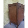 A FANTASTIC VINTAGE/ANTIQUE CUPBOARD  WITH TWO DOORS & TWO DRAWERS