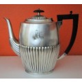 A MARVELOUS - Sheffield Style teapot with bakelite handle and finial that really speaks ART DECO