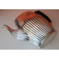 A MARVELOUS - Sheffield Style teapot with bakelite handle and finial that really speaks ART DECO