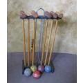 1950s Croquet Set. This set is for six players or less.
