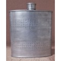A FANTASTIC PEWTER FLASK VERY HANDY TO HAVE BY SELMARK PEWTER
