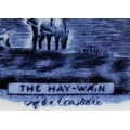 A LOVLEY COLLECTABLE LARGE PLATE BY GRINDLEY ENGLAND - THE HAY WAIN - AFTER CONSTABLE