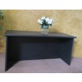 A STUNNING CHALK PAINTED DESK FINISHED IN BLACK SPARROW & SEALED