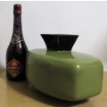 A MARVELOUS ART VASE BY SAMOU FINISHED IN AVO COLOR - STATEMENT PIECE