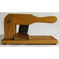 A FANTASTIC Biltong Chunk Cutter for the MAN Cave. Solid wood & in good condition.