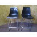 TWO LOVLEY RETRO LOOKING HIGH CHAIRS PERFECT FOR A KITCHEN & BAR BID PER EACH