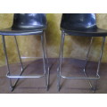 TWO LOVLEY RETRO LOOKING HIGH CHAIRS PERFECT FOR A KITCHEN & BAR BID PER EACH