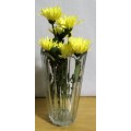A MARVELOUS THICK HEAVY GLASS - FLOWER VASE - STUNNING PIECE