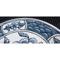 A MARVELOUS COLLECTABLE PORCELAIN PLATE WITH A LOVLEY BLUE DESIGN