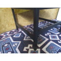 A MARVELOUS CHALK PAINTED OCCASIONAL TABLE,  PERFECT FOR A SERVING TABLE FOR A TEA PARTY