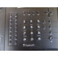 A BLACK BENCH SWITCH BOARD TELEPHONE NOT TESTED