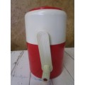 A FANTASTIC VIBRANT RED VINTAGE ICE CRUSHER