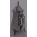 A ELEGANT MID CENTURY SILVER PLATED COFFEE POT -