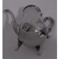 A ELEGANT MID CENTURY SILVER PLATED COFFEE POT -