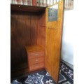 A EXITING VINTAGE TWO DOOR WARDROBE - WITH THREE DRAWERS INSIDE