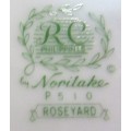 A BEAUTIFULLY DESIGNED RC NORITAKE - ROSEYARD - PHILIPPINES P 510 - SIDE PLATE