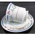 This is a beautiful and very unique and one of a kind  regent china porcelain Cup & Saucer