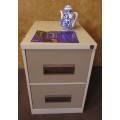 A VERY USEFUL TWO DRAWER FILING CABINET - OR FOR THE INDUSTRIAL LOOK IN YOUR HOME