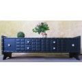 A VERY NICE CLEAN CHALK PAINTED - UNIT FOR PLASMA OR ENTERTAINMENT SYSTEM