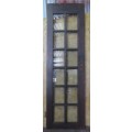 A MARVELOUS LARGE SOLID WOOD DOOR FRAME - STUNNING WALL DECOR TO PUT YOUR PICTURES IN