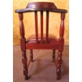 A GORGEOUS ANTIQUE CHAIR WITH SO MUCH TURNED DETAIL - STUNNING