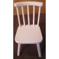 TO CUTE A SOLLID WOOD PAINTED KIDDIES CHAIR - 2 AVAILABLE