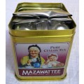 A MARVELOUS REPRODUCTION MAZAWATTEE TEA TIN - VERY COLLECTABLE ITEM IN GOOD CONDITION