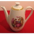 This is a lovely and delicate Tea Pot in the Limoges Style stunning collectors item
